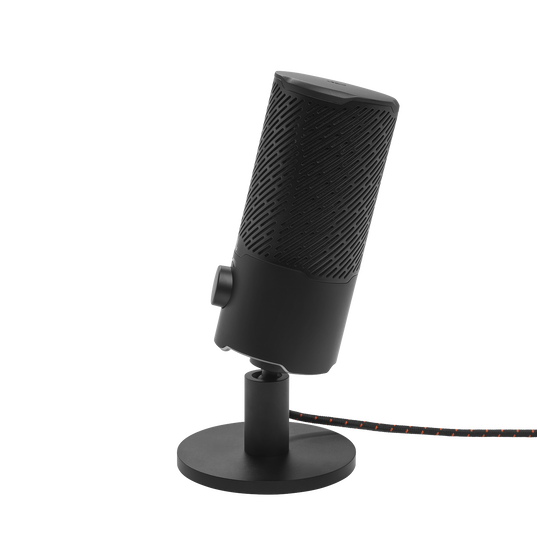 JBL Quantum Stream - Black - Dual pattern premium USB microphone for streaming, recording and gaming - Left